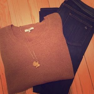 Madewell Hi-Lo Hem Sweater
